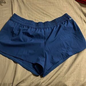 large roal blue athletic shorts. new with tags.